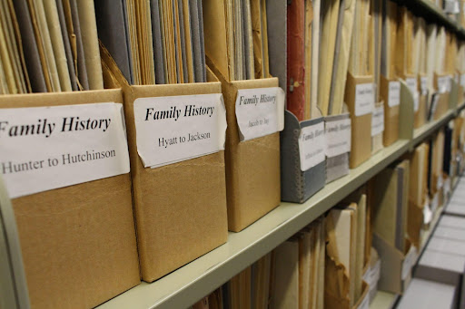 a selection of the family archives at Chester County History Center in Chester County, PA